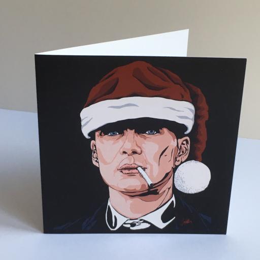 Festive edition Tommy Shelby III Greetings Card