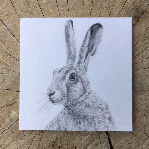 All Ears Hare Greeting Card