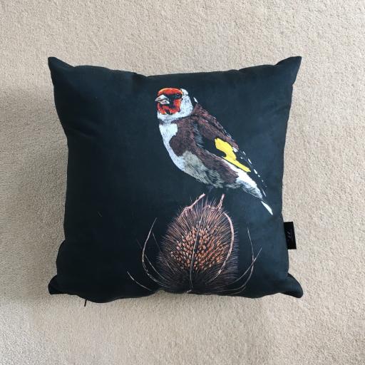 Goldfinch cushion