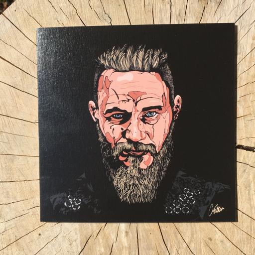 Vikings Ragnar Lothbrok Greetings card